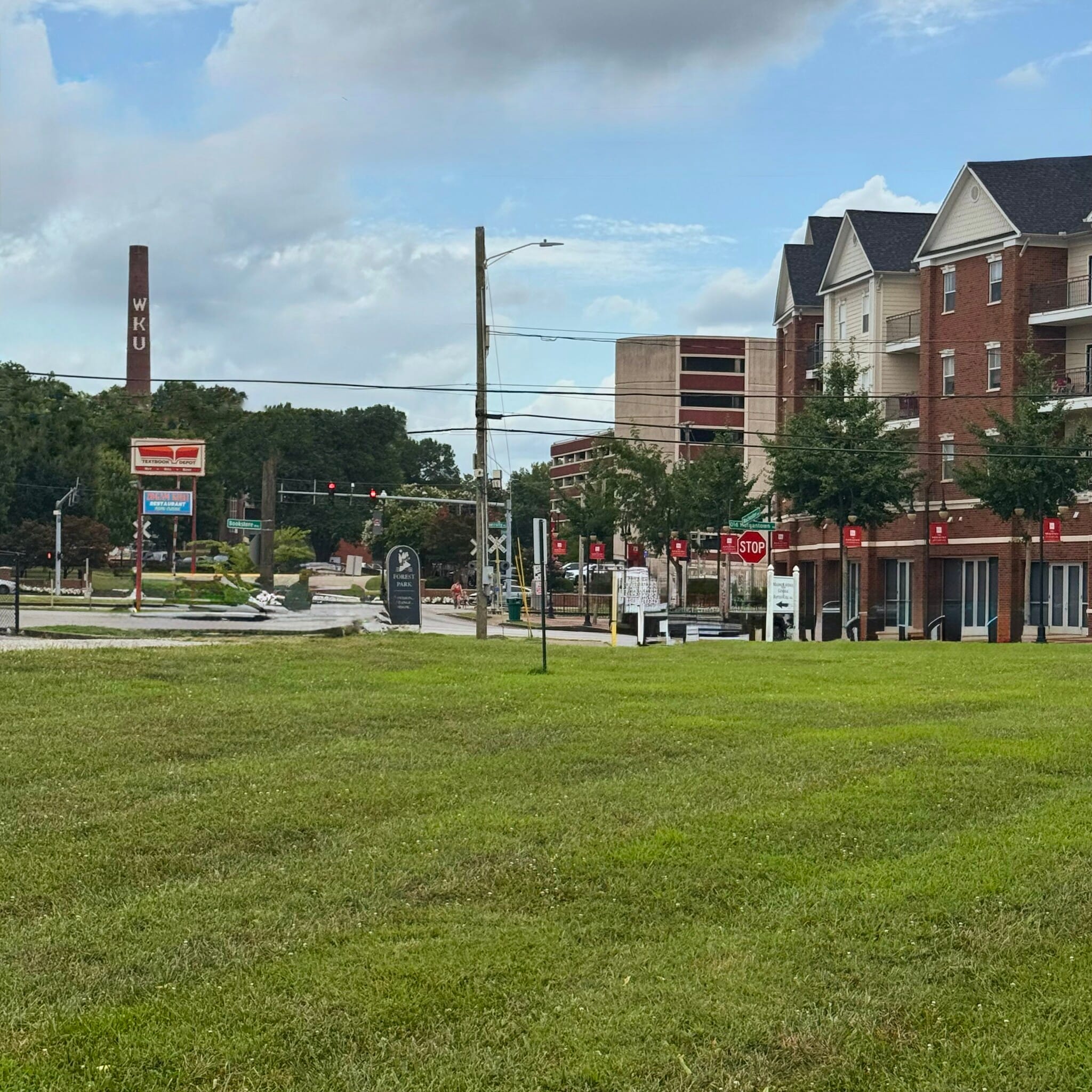 Actual view from your back door—WKU campus just steps away. It doesn’t get more convenient than this - 205 Cherry Way