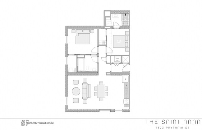 Floorplan - The Saint Anna