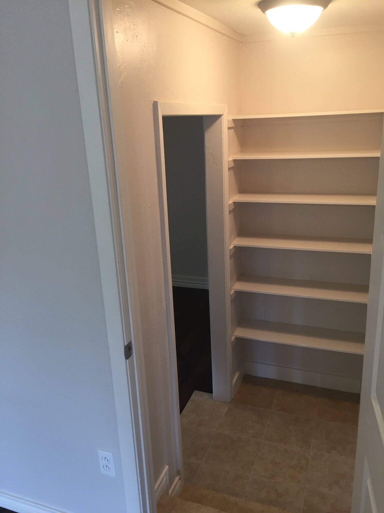 Built in bookcase in hallway - 920 Lazy Creek Ln