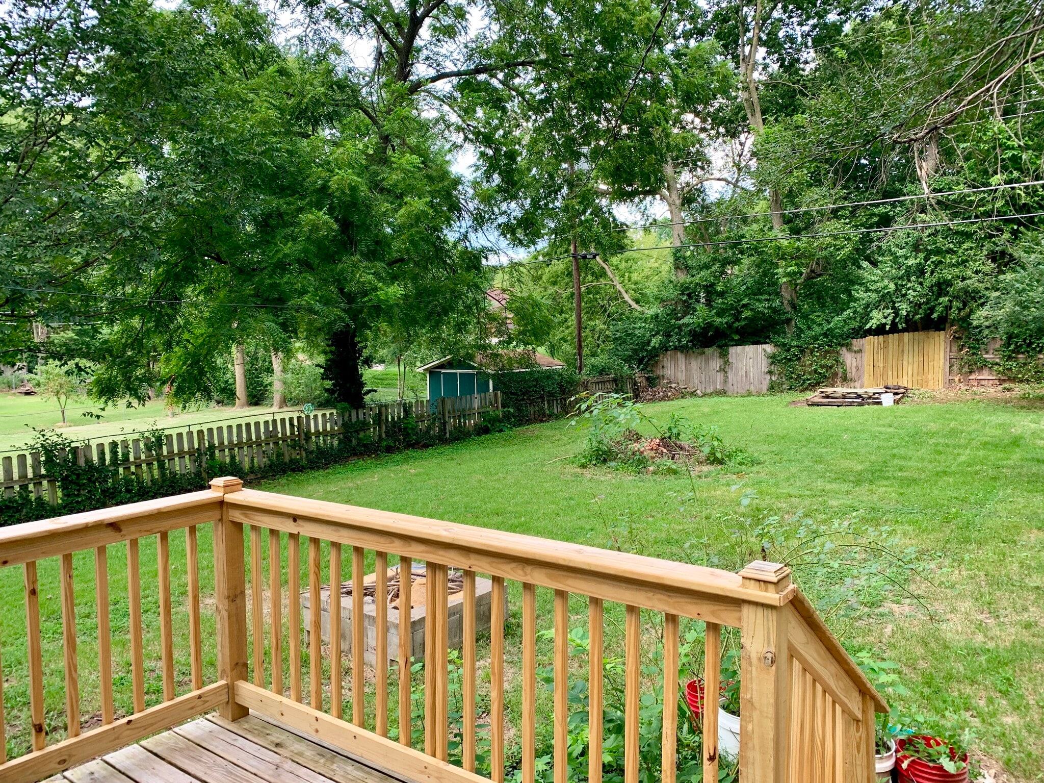 Back Yard and Deck - 3166 S Parkview Ave