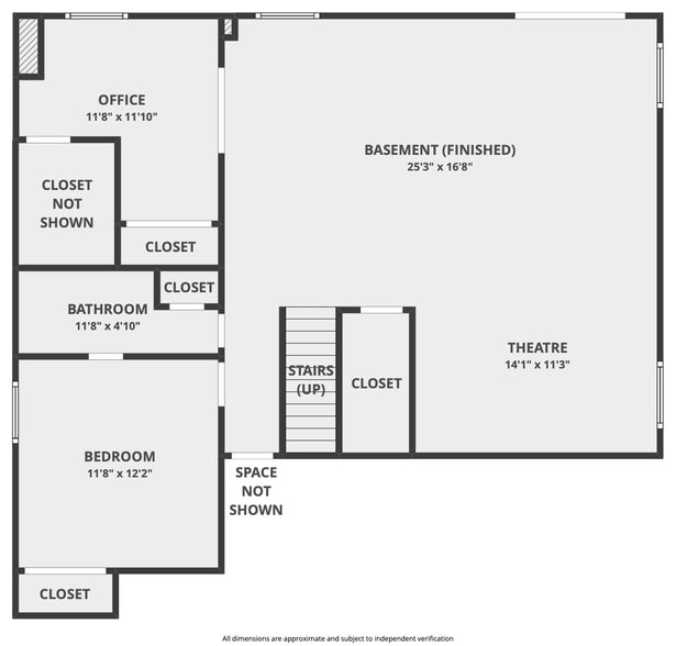 Basement Floor Plan - 1048 Orion Way