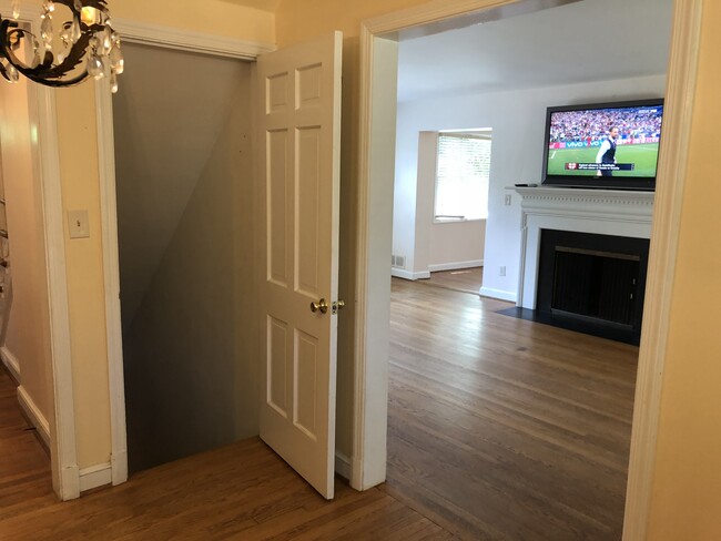 Basement door in kitchen - 3805 jonesbridge road