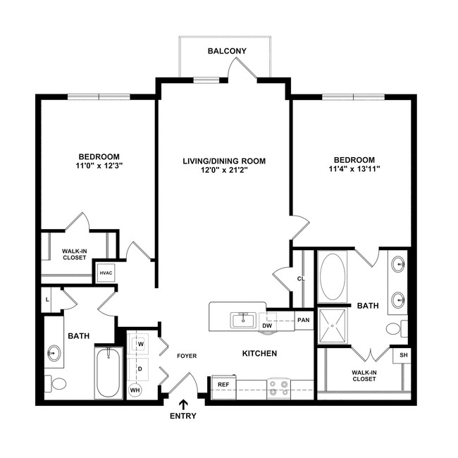 Floorplan - Cortland Addison Circle