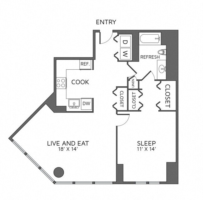 Floorplan - Left Bank