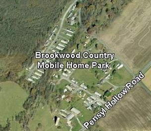 Aerial Photo - Brookwood Countryside Mobile Home Park