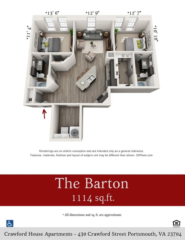 Floorplan - Crawford House