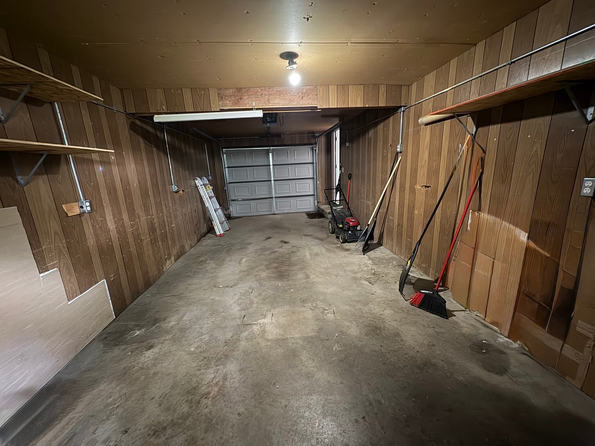 Long one stall attached garage. - 1511 S Point Rd