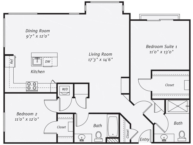 Floorplan - Wes on Western