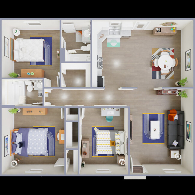 Floorplan - Southgate Manor Apartments