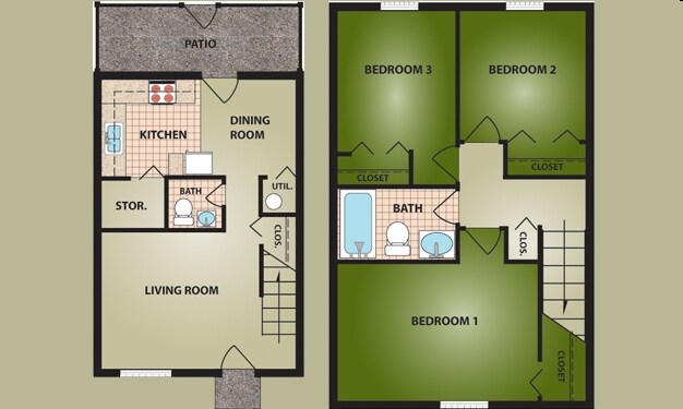 3BR/1.5BA - Gwynne Village