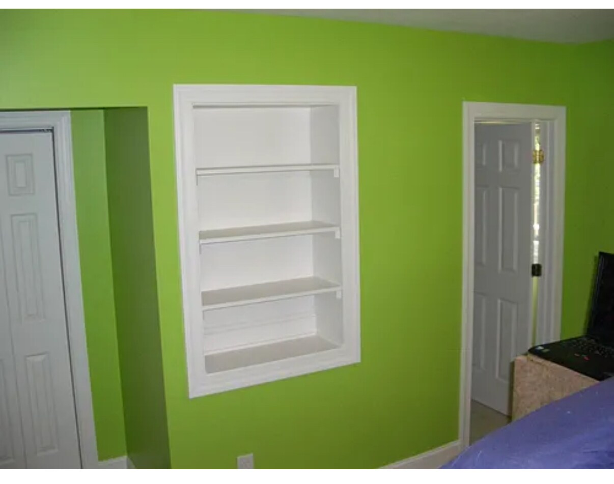 Bedroom 1 - color is now beige. - 206 N Graham St