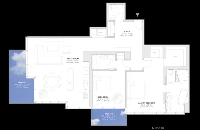 2BR/2.5BA - 56 Leonard St