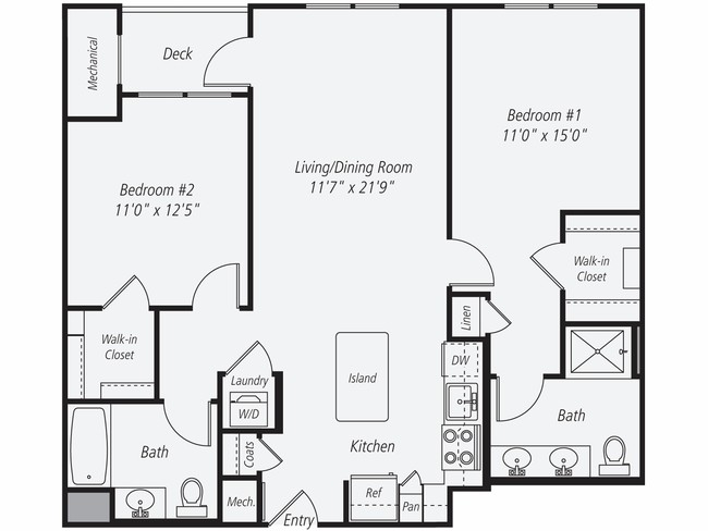 Floorplan - Avalon at Wesmont Station