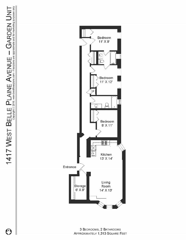 Building Photo - 1417 W Belle Plaine Ave