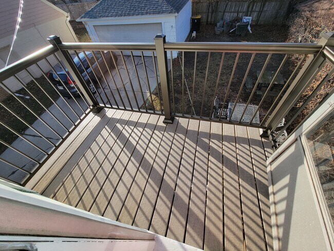 8 x 4.5' Balcony (new flooring & railings) - 2215 N 70th St