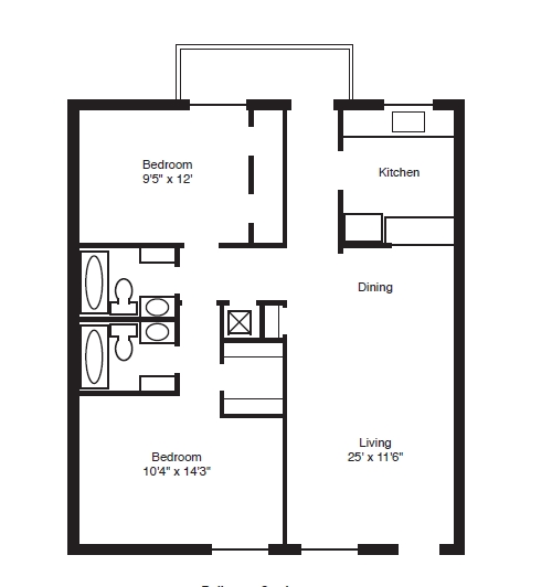 2BR/2BA - Belhaven Gardens