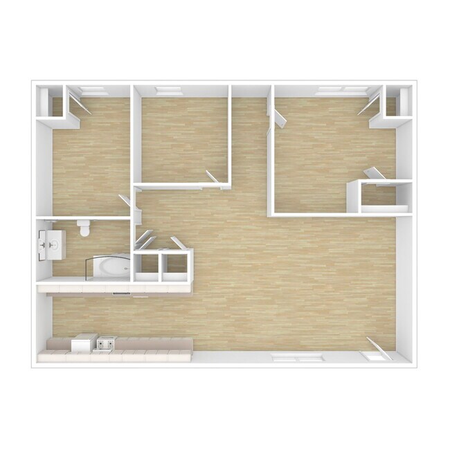 Floorplan - Sunset Apartments