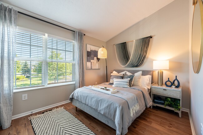 Newly Renovated Primary Bedroom - BriceGrove Park Apartments