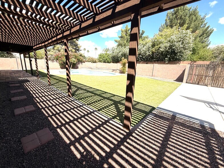 RV gate and parking pad - 8315 S Taylor Dr