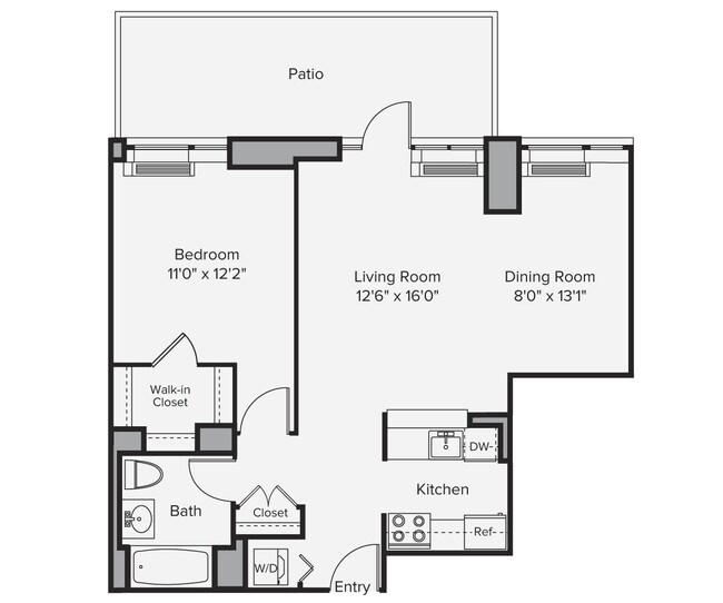 Floorplan - Avalon Riverview South Tower