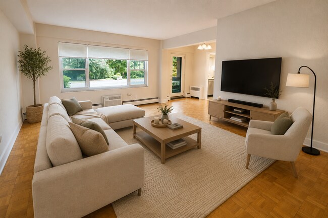 429 B101 Living Room - 429 Apartments