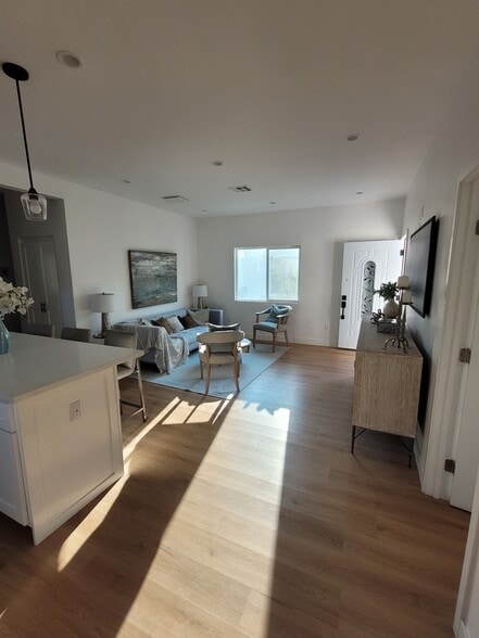Living Room view from Kitchen - 16424 Van Ness Ave