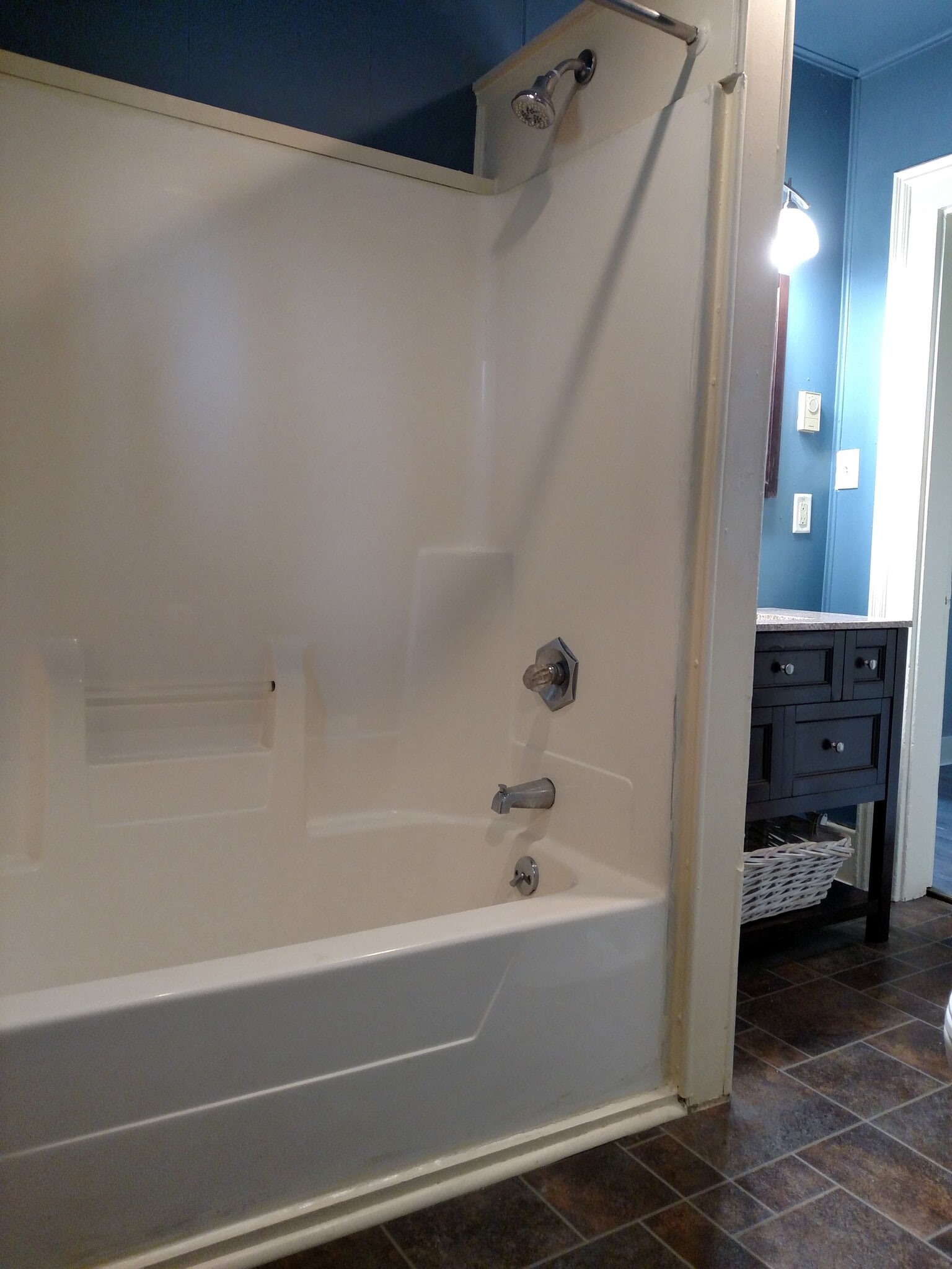 New shower tub - 1024 Main St