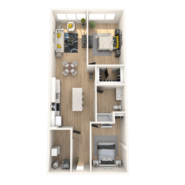 Floorplan - Main Living Apartments