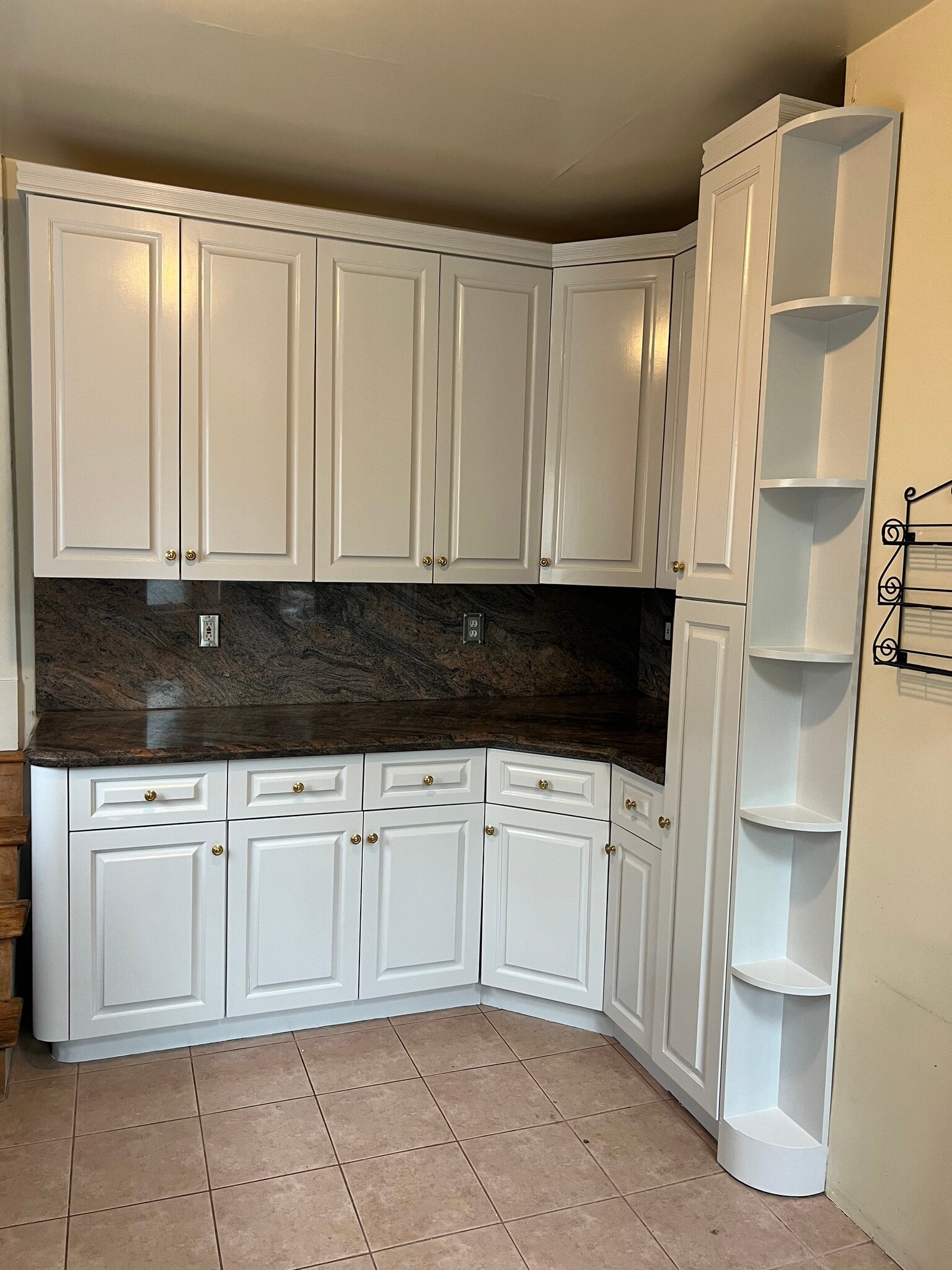 Kitchen with freshly painted Cabinets - 23 south 6th avenue