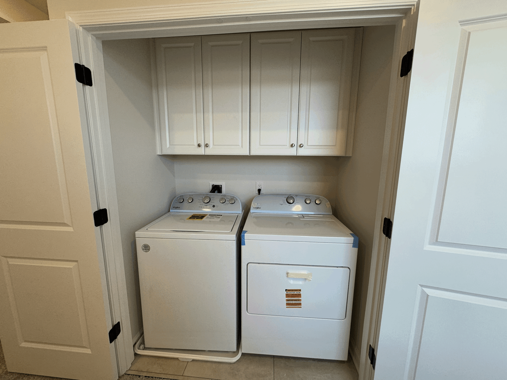 Washer Dryer with Cabinet - 127 Sadie Cir