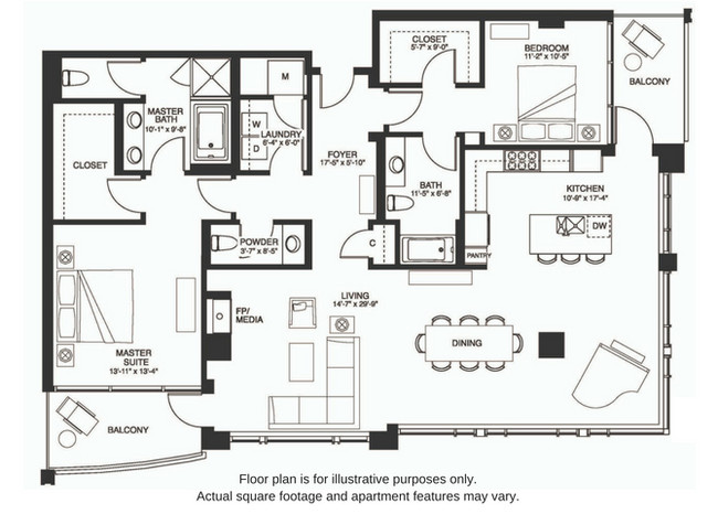 Floorplan - The Bravern