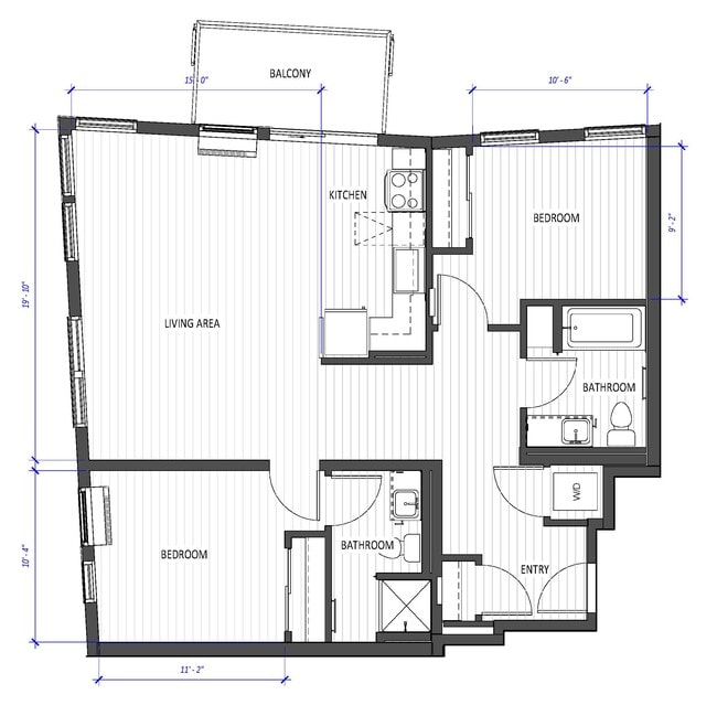 Floorplan - Hyas Point Apartments