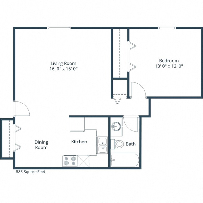 Floorplan - Eastbrook Apartments