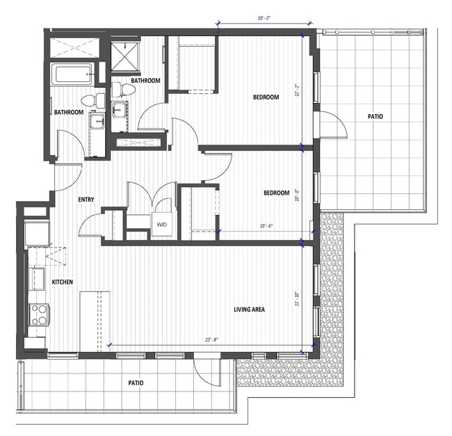 Floorplan - Hyas Point Apartments