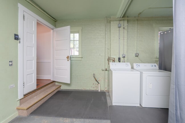 Full laundry in garage mudroom - 206 E Marion St