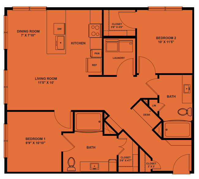 Floorplan - 3Twenty at the Vybe