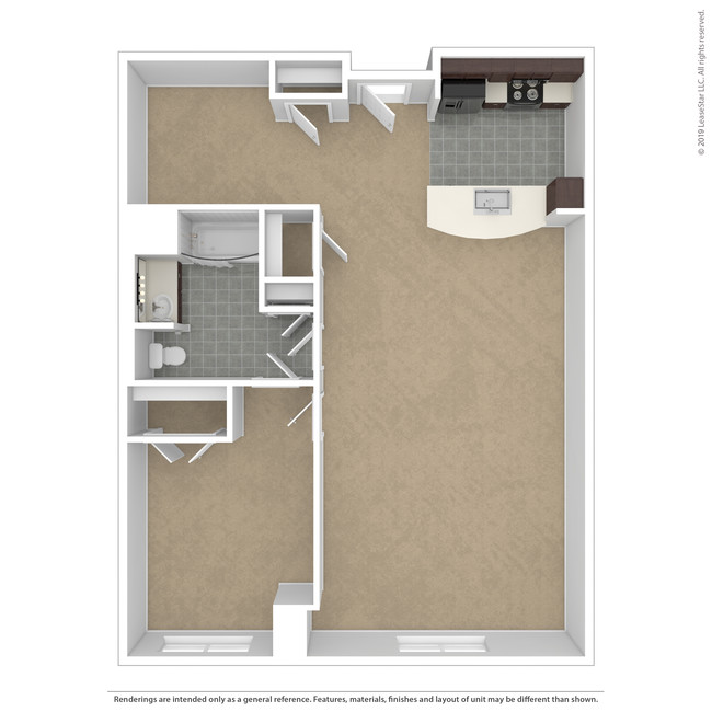 Floorplan - Curtain Lofts  1371