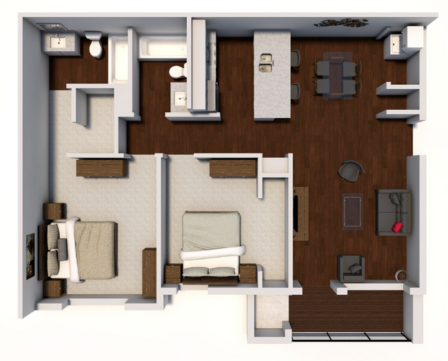 Floorplan - The Jax Apartments