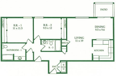 2BR/2BA - Crooked Oak at Loma Verde Preserve Apartment Homes