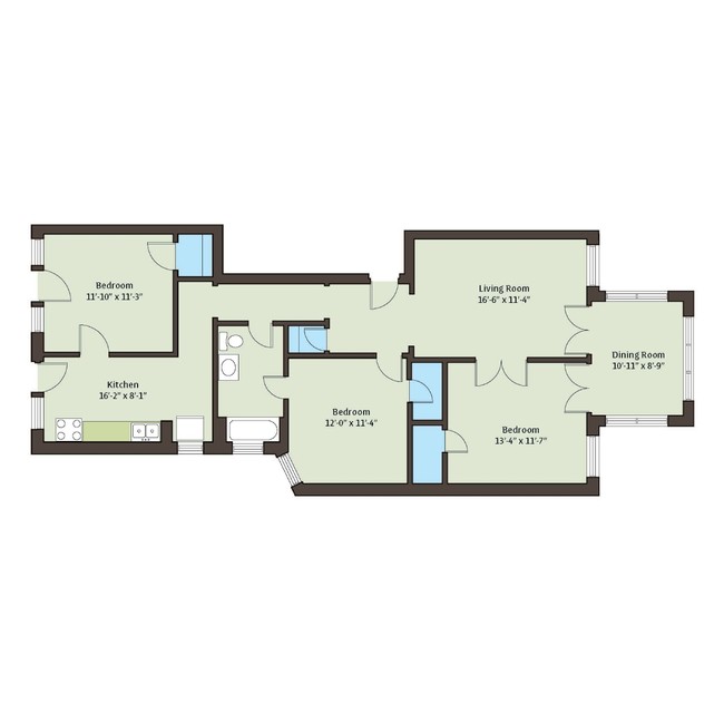 Floorplan - 5300-5308 S. Greenwood Avenue