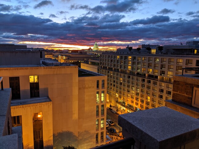 Sunrise from your terrace - 601 Pennsylvania Ave NW