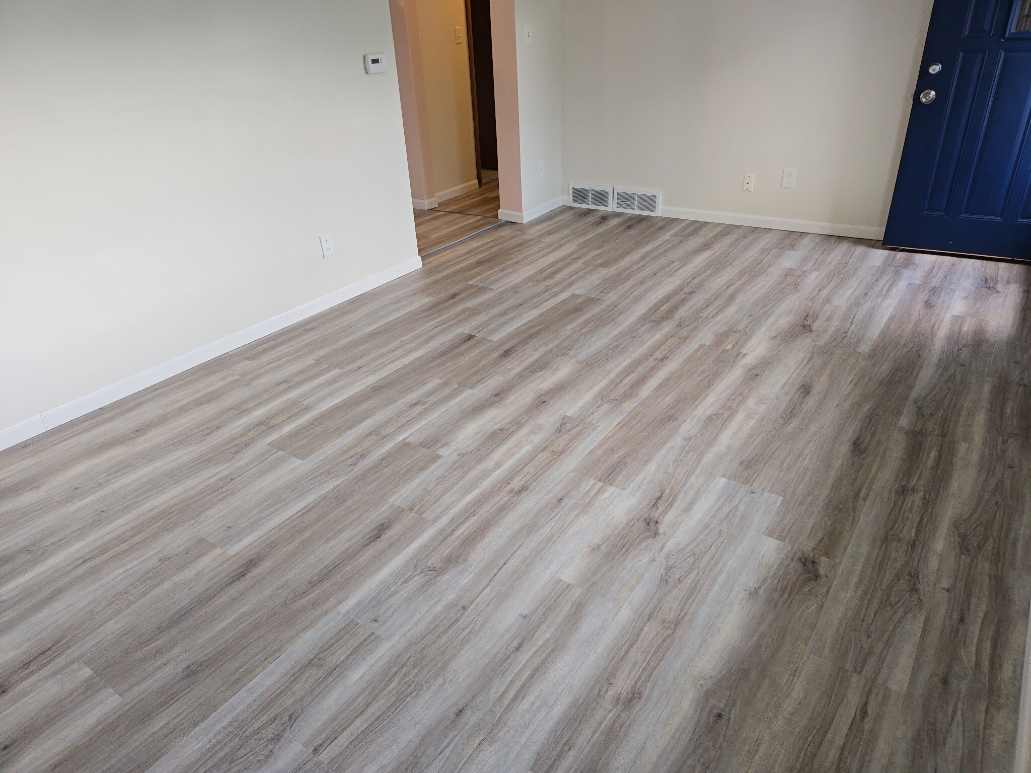 New floor in living room - 1103 Beechwood Dr