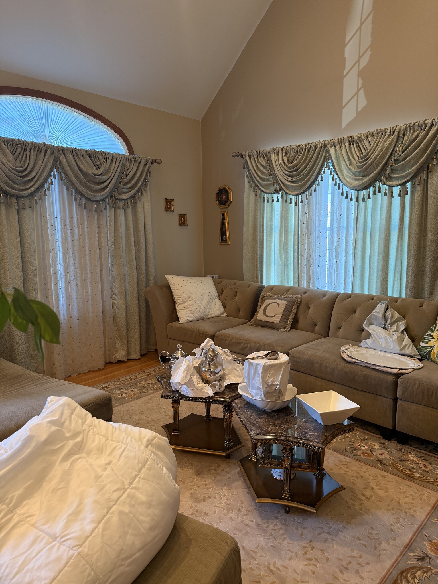 Vaulted ceiling living rm - 424 Page Ave