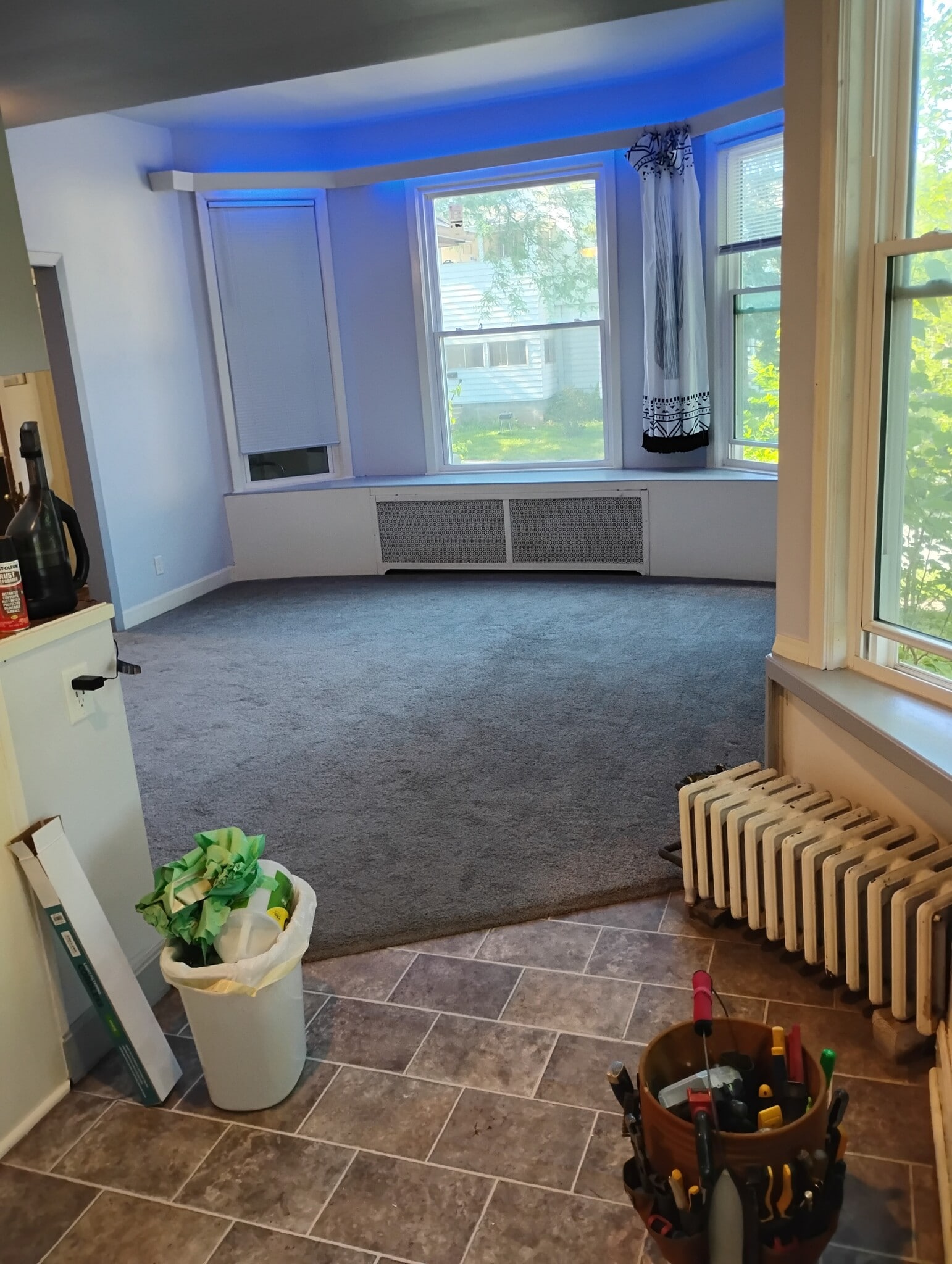 From kitchen into LR - 2301-2303 W McKinley Ave