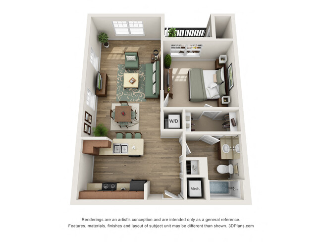 Floorplan - The Elliott Senior Apartments