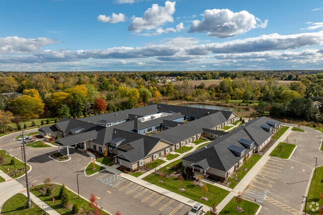 Ariel View - Hampton Manor of Van Buren - Senior Living