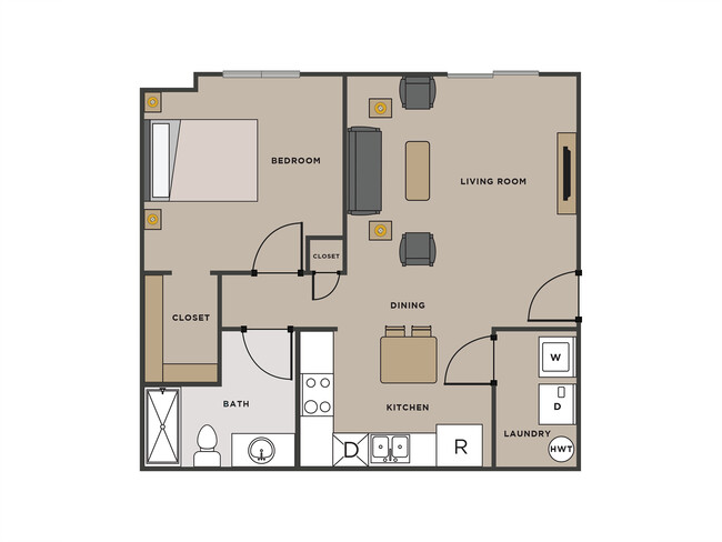 Floorplan - Liberty Gardens Apartments