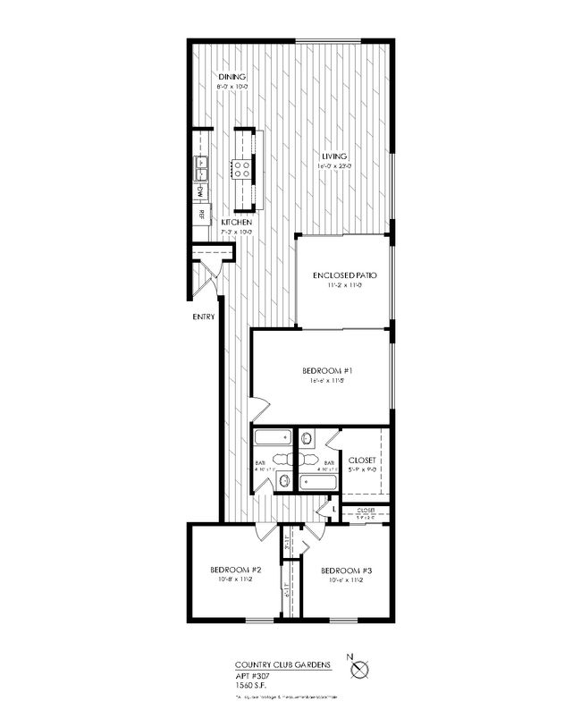 Floorplan - Country Club Gardens