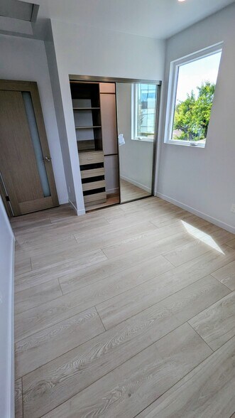 Bedroom #1 with Closet Organizer with Drawers - 3355 Virginia Ave