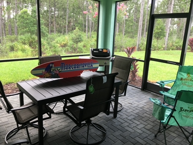 Back Porch with Weber Grille - 366 Tiki Ter